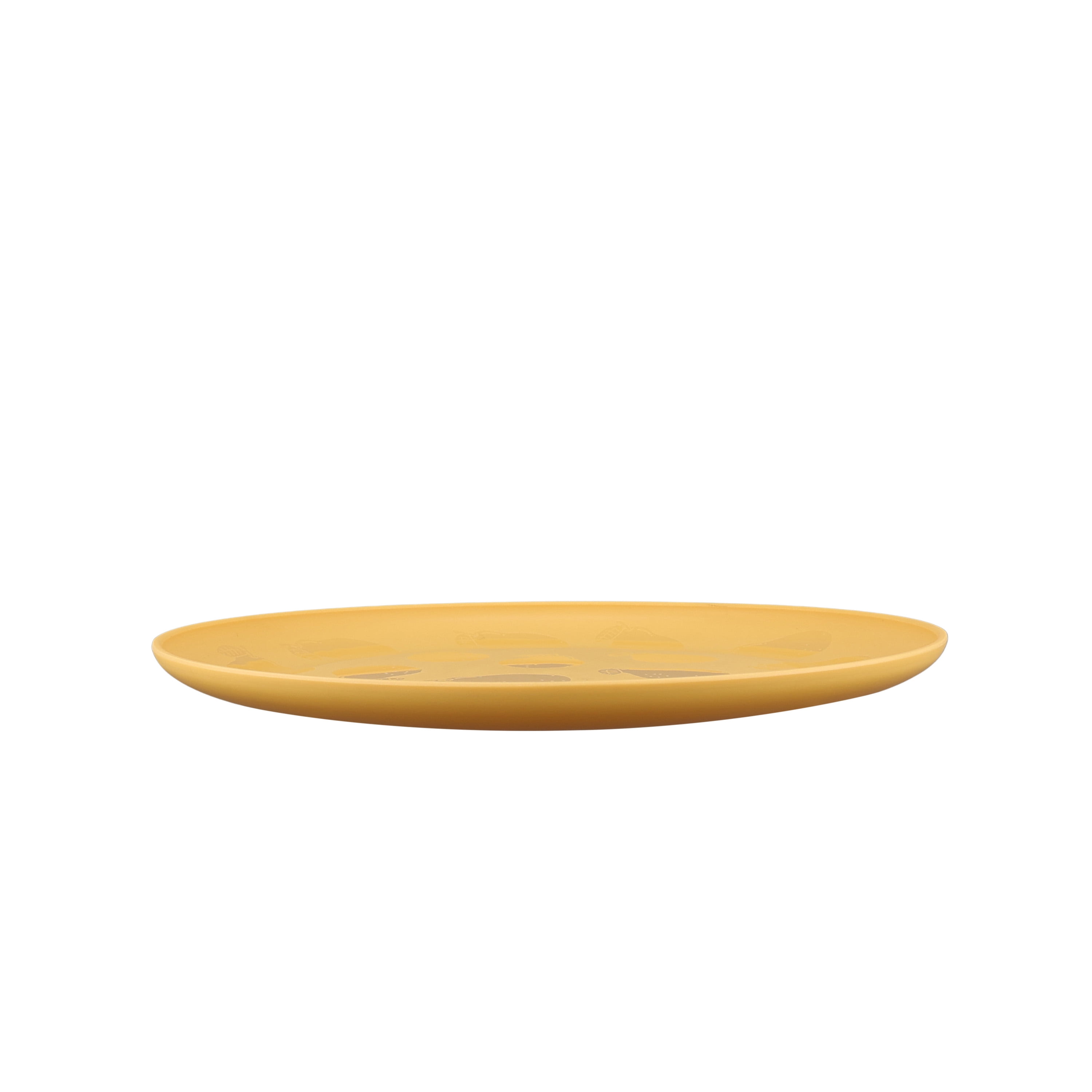 Mainstays Pear Polypropylene Plate, 1 Pack, Yellow