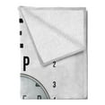 thumbnail image 2 of Eye Chart Soft Flannel Fleece Throw Blanket, Modern Examining Magnifying Glass, Cozy Plush for Indoor and Outdoor Use, 50" x 60", Pale Grey Charcoal Grey, by Ambesonne, 2 of 5