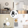 thumbnail image 5 of 100pcs Triangle Rings Picture Hanging Holder Canvas Hook Wall Bracket D Ring Frame Hooks Eyelets With 100pcs Screws, 5 of 5