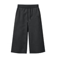 thumbnail image 6 of WDDDD Men‘s Baggy Sweat Shorts 3/4 Length Below Knee Drawstring Casual Y2K Athletic Pants Dark Gray S, 6 of 6
