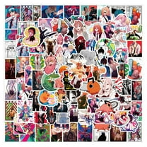 100Pcs Chainsaw Man Stickers for Kids Gifts Water Bottle Cup Laptop Guitar Car Bike Skateboard Luggage Box Waterproof