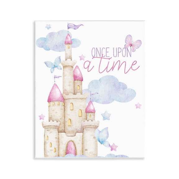 Once Upon A Time Castle Wall Plaque Art, design by Kim Allen