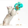 thumbnail image 4 of Jouet Amusant pour Chat, Moulin à Vent Rotatif, Dispositif d'Alimentation Interactif Rouge, 4 of 5