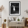 thumbnail image 4 of Historic Framed Print, [Hettie Godfrey at the home of Mrs. Ruby Pickens Tartt, Livingston, Alabama], 17-7/8" x 21-7/8", 4 of 9
