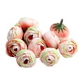 thumbnail image 1 of 10 Pieces Handmade Artificial Silk Camellia Flowers Heads Buds DIY  Ball For Wedding Home Party Decoration champagne, 1 of 7