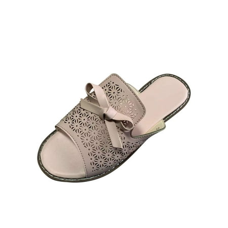 

Women s Leisure Vacation Comfortable Hollow Bow Open Toe Beach Sandals