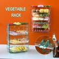 thumbnail image 2 of CAROOTU Multi-Layer Serving Tray Drawer Type Kitchen Food Veg Organizer Holder with Removable Tray Plate, 2 of 6