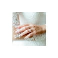 thumbnail image 5 of 2.70 Carat (Ctw) Lab-Created Three-Stone Octagon Moissanite Engagement Ring in 10K White Gold for Women, 5 of 6