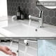 thumbnail image 5 of Robinet Lavabo Salle de Bain Avec Douchette Extractible 2 Jets d'Eau Mitigeur Evier Cuisine en Laiton Durable Robinetterie Vasque à Poser Chromé, 5 of 8