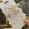 thumbnail image 1 of Pinzas de pelo de perlas simuladas para mujer, horquillas coreanas para mujer, pasadores de pelo geométricos para niña, accesorios para el cabello de moda Tan Jianjun unisex, 1 of 2