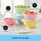 thumbnail image 4 of Juego de recipientes para almacenamiento de alimentos Tupperware Heritage, 10 piezas, vintage, 4 of 6
