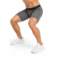 thumbnail image 4 of Men’s 3‑Pack Compression Performance Shorts, Quick‑Dry Breathable Stretch Tight Athletic Shorts for Running, Gym, Training & Sports, 4 of 10