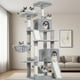 thumbnail image 1 of Árbol para gatos Gitelsnour GCT032W para gatos de interior con 180 cm, 1 of 9