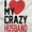 White, variant on Love My Crazy Husband Funny Couple Women's Plus Size Graphic Tee Brisco Brands 2X