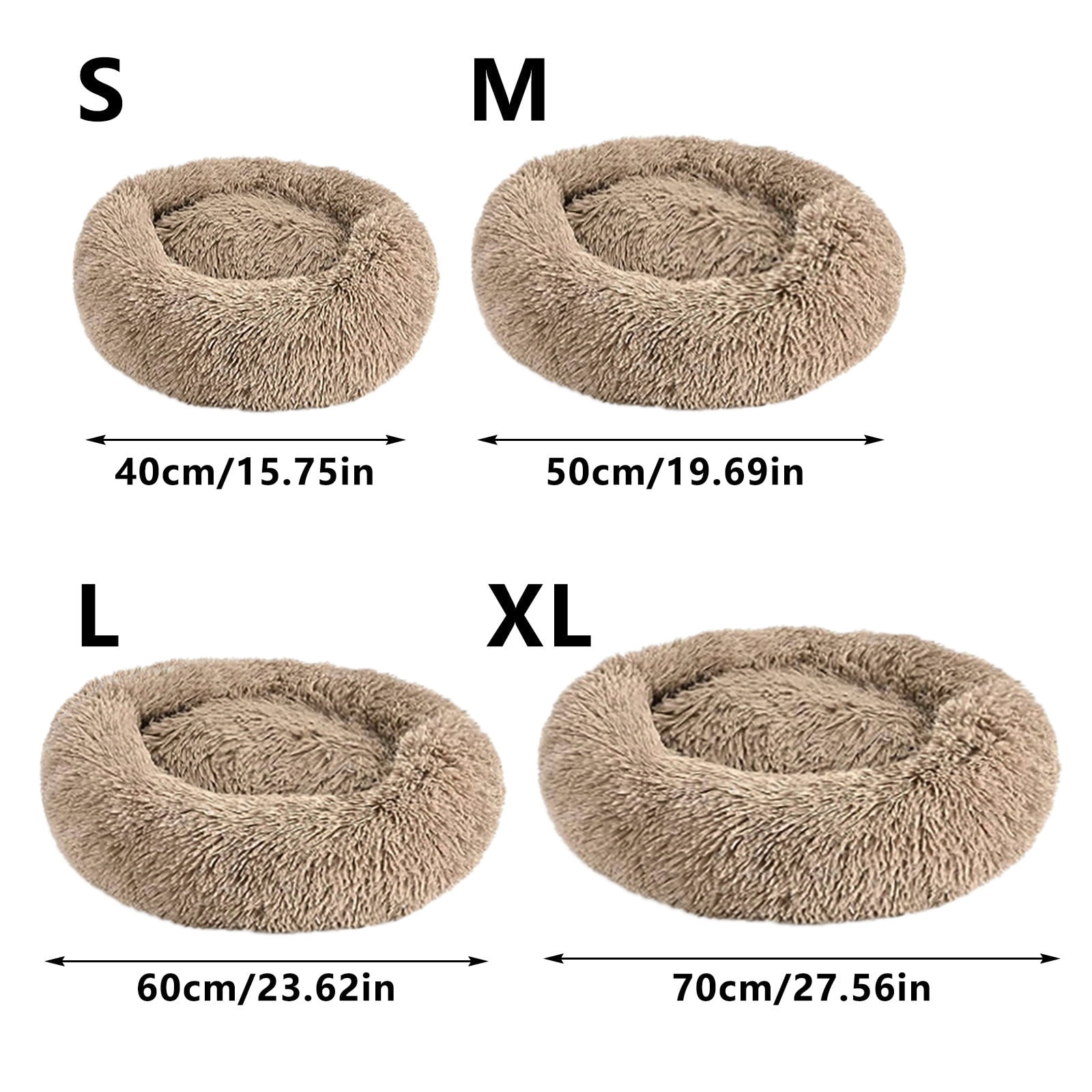 Large Orthopedic Pet Bed for Dogs and Cats with Removable Washable Cover
