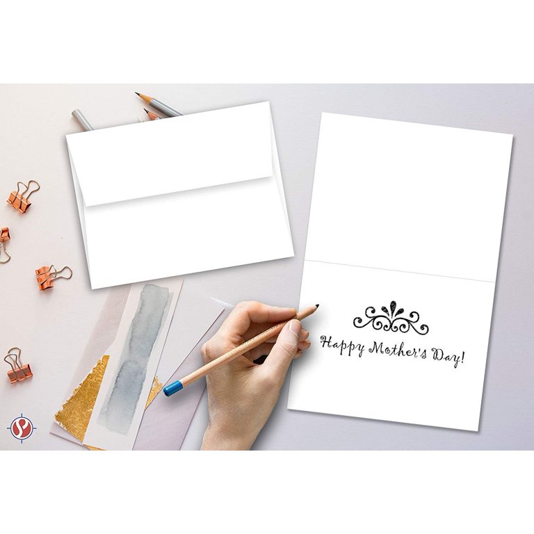  Premium All Occasion note cards with white envelopes, Made in  USA, Assorted Cards for Wedding, Engagement, Business, Bridal Shower and  All Occasion (Bulk 36-Pack, 4x6 Inches) BLANK INSIDE. : Health