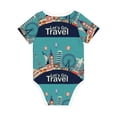 thumbnail image 2 of Rocae Let's go Travel for Baby Climbing Clothes Soft Baby Romper for Active Infants Comfortable and Breathable Crawling Jumpsuit Unisex Baby Outfit 6 Months, 2 of 8