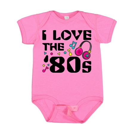 

Inktastic I Love the 80s-musical Notes Gift Baby Boy or Baby Girl Bodysuit