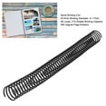 thumbnail image 4 of 35PCS 25.4mm Spiral Binding Coils, 4:1 Pitch, 48 , 215 Sheets Capacity For A4 Paper, 360 Degree Rotation Wide Application, 4 of 8