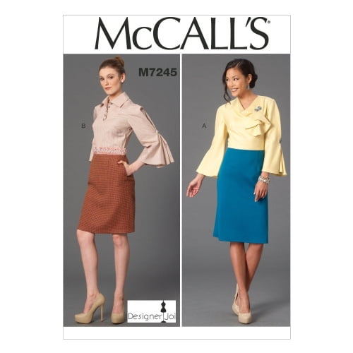 McCall's Patterns M7245 Misses' Dresses, E5 (14-16-18-20-22)