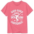 thumbnail image 3 of Rhuody Summer T Shirts For Girls Round Neck Blouse Short Sleeve T Shirt Cartoon Graphic Lightweight Tops Classic Basic clothes Watermelon Red1 1-2 Years, 3 of 3