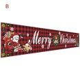 thumbnail image 1 of QTOCIO Christmas Decorations, Christmas Party Decorations Plaid Flag Pulling Festival Decoration Background Layout Christmas Decorations Flags Festival Decorations, 1 of 5