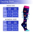 thumbnail image 5 of 7 Pairs Copper Compression Socks for Women & Men Circulation 15-20 mmHg - Better Blood Flow, Swelling , Best Support for Medical, Running, Nursing, 5 of 7
