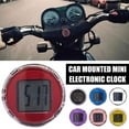 thumbnail image 4 of Mini reloj digital impermeable para coche, motocicleta y bicicleta. Material ABS, muestra horas y minutos, resistencia al agua IP64, montaje adhesivo, colores negro y rojo., 4 of 5