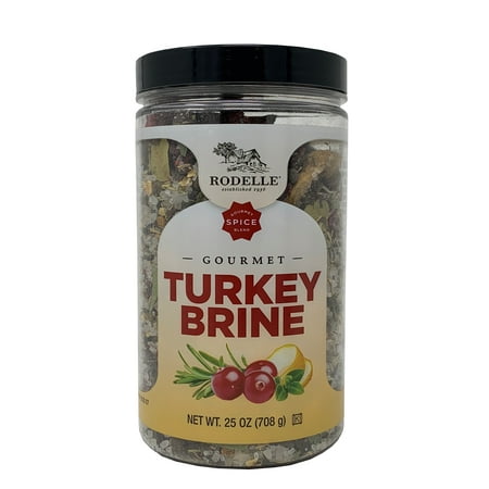 Rodelle Gourmet Spice Blend Turkey Brine 25 OZ (Best Smoked Turkey Brine Recipe)