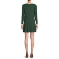 thumbnail image 3 of Nine.Eight Women's Long Sleeve T-Shirt Dress, 3 of 5