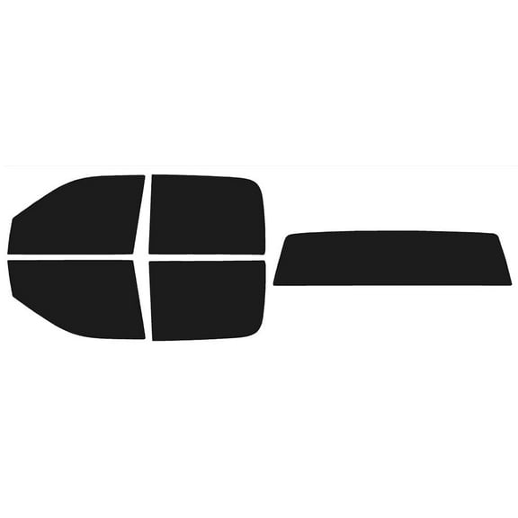 The Tint Effect Precut Window Tint Kit Compatible with Ram 2500 3500 Crew Cab Truck (2019-2024) 5th Generation (with solid rear: 5%) Automotive Film