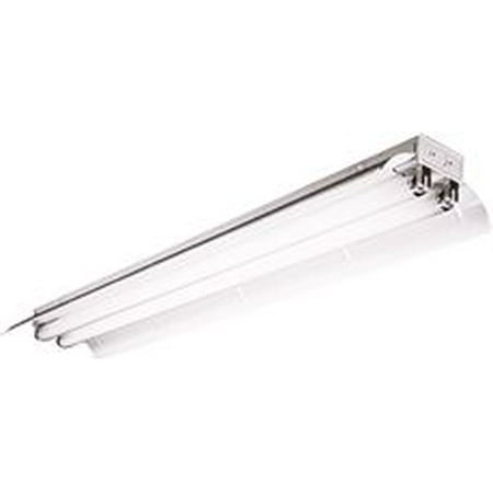 Columbia Lighting Fluorescent Industrial Fixture Columbia Lighting Fluorescent Industrial Fixture 8 Ft Uses 2 T8 Lamps Solid Reflector Instant Start Com