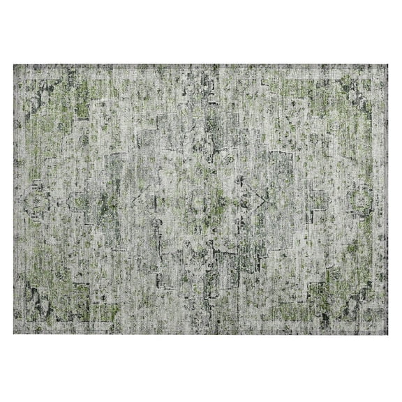 Dalyn Rugs Machine Washable Indoor/Outdoor Chantille Aloe 1'8" x 2'6" Rug