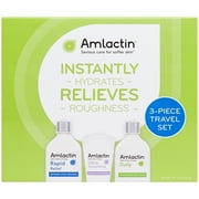 AmLactin 3-Piece Travel Pack (1) Daily Lotion 2 oOz (1) Ultra Smoothing 1 Oz (1) Rapid Relief 2 Oz