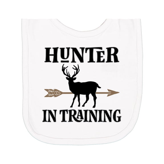Inktastic Hunter in Training Hunting Newborn Bib