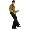 RG Costumes 85176-GD Plus Size Disco Inferno 70s Sequin Costume - Gold