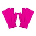 thumbnail image 2 of Fingerless Gloves Ecohintz Women'S/Men'S Winter Warm Fingerless Gloves - Knitted Half-Finger Mittens, Soft & Cozy, Perfect for Cold Weather Typing, Half Finger Gloves, Pink, 2 of 8