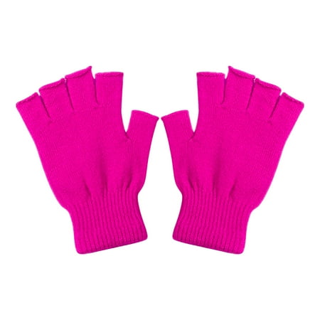 

TWCTUWEN 2024 Clear Disposable Gloves Women Men Winter Warm Knitted Fingerless Half Finger Gloves Knit Mitten Disposable Gloves M Disposable Gloves Size Large