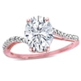 thumbnail image 3 of Star K� Big Stone Oval 10x8 Genuine White Sapphire Bypass solitaire engagement promise ring, 3 of 9