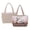Beige - Hummingbird Cherry Blossom, variant on ZUXONGSY Yorkshire Terrier Print Classic Quilted Satchel Handbag for Women, Reversible Tote with Multi-Pocket, Large Capacity Lightweight Top Handle Shoulder Bag for Daily Use, Camel