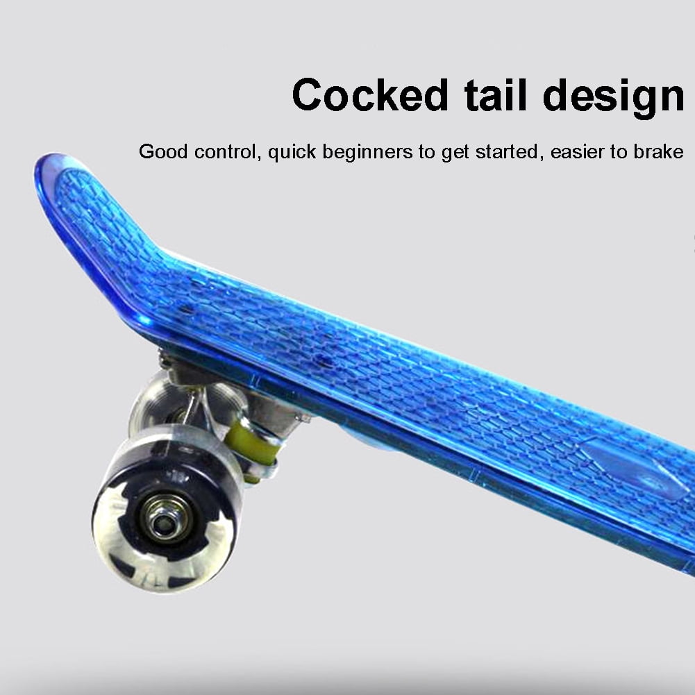 LED Skateboard Komplette Cruiser Retro Skateboard Kinderboard board ABEC7 c h 03 