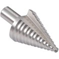 thumbnail image 1 of Broca de titanio clásico, broca de taladro grande de titanio Hss, juego de cortador de agujeros, 2 brocas de vástago redondo estrecho, 5-35mm 13 tamaños (plata) Feliz Sencillez, 1 of 5