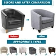 thumbnail image 6 of Zhangyh Club Chair Slipcover:High Stretch Tub Chair Cover,Removable Club Chair Cover Slipcover for Living Room Club Bar Counter, 6 of 8