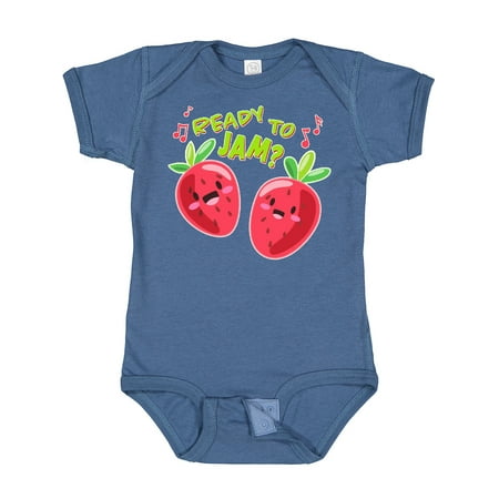 

Inktastic Ready to Jam- Fun Strawberries Gift Baby Boy or Baby Girl Bodysuit