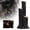 A1_Black 7.67", variant on SMKE Metal Candle Holders 2 Arm Candlestick Holder 6.69In Gold Taper Candle Stand For Table Centerpiece Mantel Fireplace Decor Wedding Gothic Candelabra Candle Sconce Pillar Candle Holder