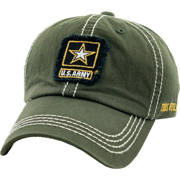 US Army Logo This We'll Defend Washed Cotton Baseball Cap Walmart