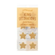 Sweetshop Gold Stars Icing Decorations, 8 Pieces