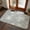 Gray, variant on Hallway Runner Rug 31.5"x78.7",Grey Snowflake Christmas Absorbent Non Slip Indoor Outdoor Carpet,Winter Xmas Snowflake Gray Modern Art Low Profile Runner Rugs for Corridor Kitchen Laundry Entryway