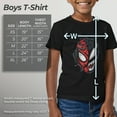 thumbnail image 5 of Boy's Marvel Spider-Man Venom Mask Split  Graphic Tee Black Medium, 5 of 10