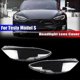 thumbnail image 1 of Fit For Left + Right Headlight Clear Lens Cover Replacement For Tesla Model S 2012-2021, 1 of 5